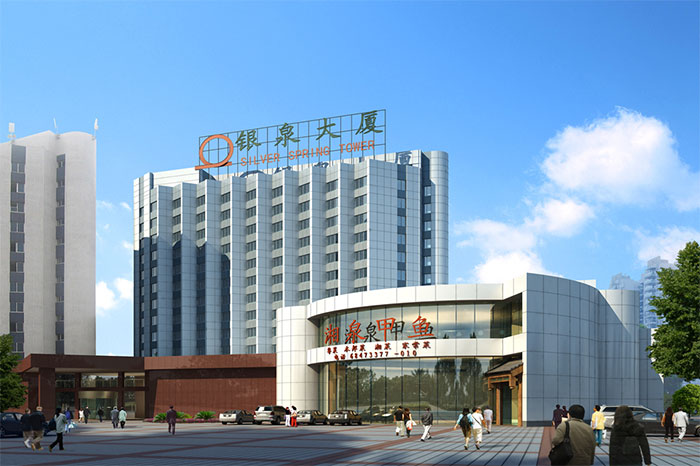 银泉大厦外装修工程